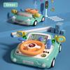 Baby Musikalisches Interaktives Lernspielzeug Lenkrad Fahrspielzeug Simuliertes Fahren Rennwagen Rollenspiel mit Musikspielzeug