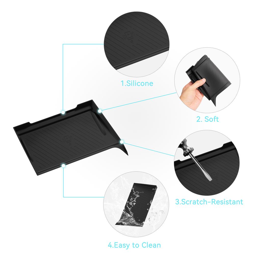for Nissan MURANO 2025 Wireless Charging Pad Interior Accessories Non-slip Pad Car Phone Charger Mat Protective Mat