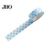 Farbiges Klebeband 1 Rolle Washi Klebend Haftend Klarer Druck Abziehbar Papier Lichtbeständig Scrapbooking Schachbrettmuster für Kinder Dekorativ