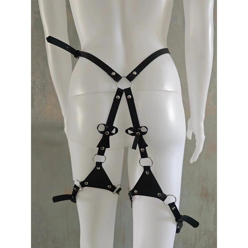 Hand Leg Restraint Collar Leash Handcuffs Leg Cuff Eye Blinder Sex Toy Set Backhandcuff Neck Leashes Silky Eye Patch