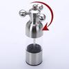 304 Stainless Steel Manual Pepper Grinder Faucet Shape Black Pepper Mill Seasoning Bottle Food Safe Ceramic Burr Salt Grinder