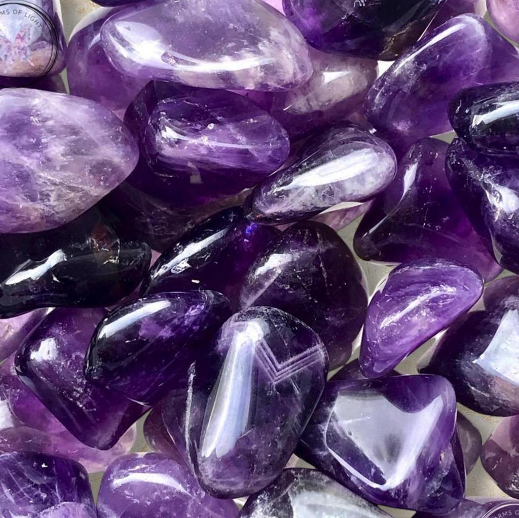 10 To 15 MM Size Natural Amethyst Polished Tumble Stone Lot, Amethyst Gemstone Tumble, Amethyst Tumble Gemstone Lot, Healing Gemstone.