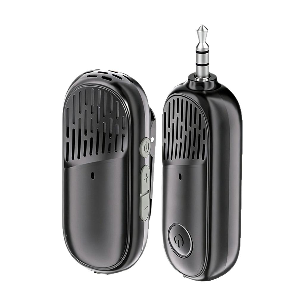 2.4G Wireless Lavalier Microphone with Magnetic Clip Cordless Mic for Voice Amplifier