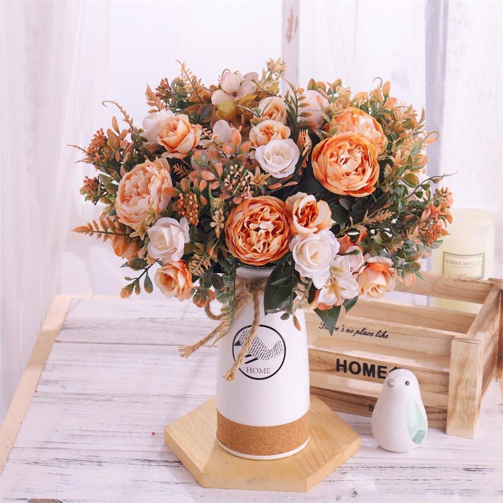 Artificial Flowers Rose Hydrangea Peony Flower Wedding Home Decoration