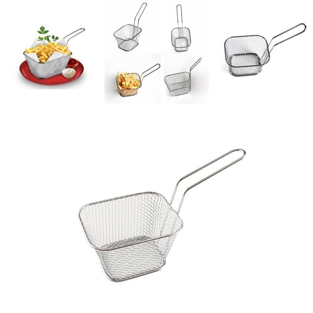 Mini Fryer Basket For Perfectly Crispy French Fries Fried Chicken Durable Easy To Clean