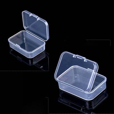 Hot Square Storage Box Plastic Transparent Jewelry Beads Container Packing Boxes Power Tools Holder
