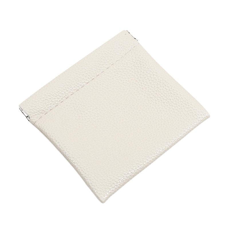 Self-closing PU Leather Coin Purse Passport Driver's License Document Holder Data Cable Cosmetic Bag Lipstick Storage