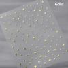 Charming Hollow Stars Love Geometric Five-pointed Star Self Adhesive 5D Nail Art Decorations Stickers Shiny Manicure Decal