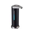 Touchless Black Stainless Steel Soap Dispenser with Infrared Sensor and Visual Window  280ml Capacity  Battery Operated  IPX4 Waterproof