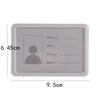 School Bank Credit Card Business Badge Case ID Badge Holder Card Holder With Pin Clip Card Bag