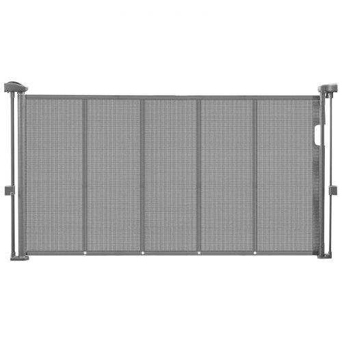 VEVOR Retractable Baby Gate, 870 Mm Tall, Extends Up To 1400 Mm Wide, Retractable Gate for Kids or Pets, Mesh Material