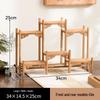 Haichuan Elmwood 2-Tier Desktop Display Shelf
