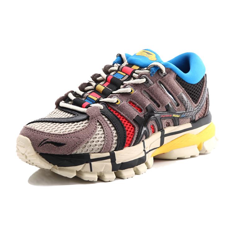 New LiNing Running Shoes Women's Low Top Gray/Umber ARZN004-5