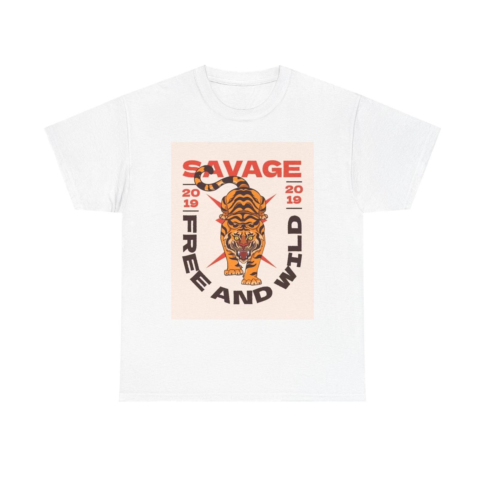 Men s and Women s T-shirts Savage Wild And Free Graphic XXL