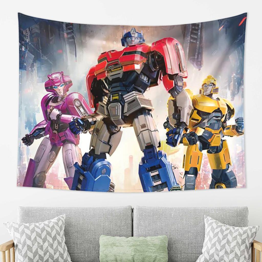 Optimus Prime Tapestry Wall Hanging Aesthetic Home Decoration Tapestries for Living Room Bedroom