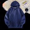 Herren Casual Loose Fleece Hoodies Solid Cotton Pullover Kapuzenpullover Unisex Winter Hoodies Sweatshirt