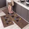Tappetino da cucina Tappeto a striscia lunga per corridoio della camera da letto Tappeto morbido e antiscivolo Tappetino per ingresso Accessori da cucina