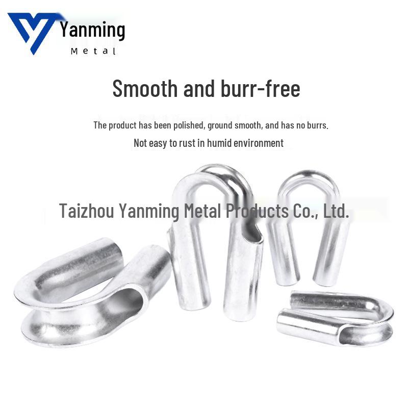304 Stainless Steel Smooth Eyelet Thimble for Wire Rope Protection