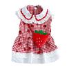 Easy Wear Strawberry Pet Dress Dog Photo Shoot Outfit Cats Princesses Dress for Everyday Use