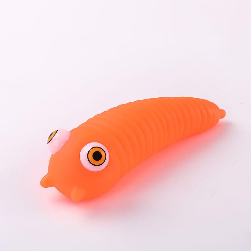 Soft Toy Animal Cute Anti-Stress Ball Tricky Caterpillar Vent Doll Toys Abraact Soft Sticky Squishi Stress Relief Funny Gift J87