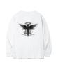 ESCAPEFROM Cross Wing Print Long Sleeve White