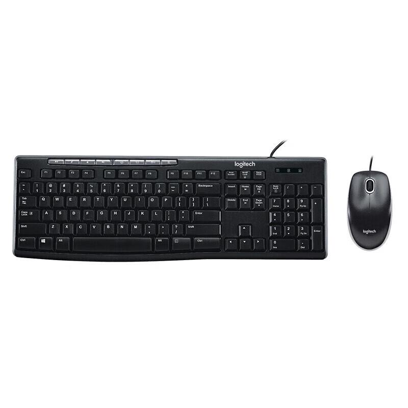 Logitech G MK200 Wired Keyboard Mouse Combo