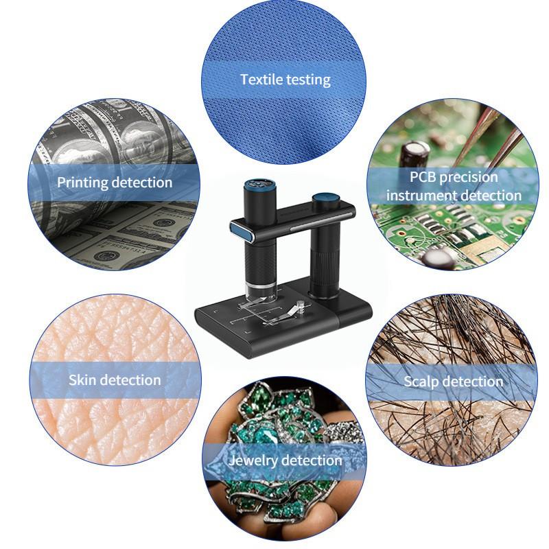 WiFi Portable Digital Microscope Industrial Beauty Electronic Digital Magnifying Microscope Scalp Detector