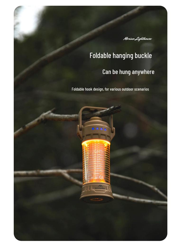 New Mountain Wireless Waterproof Portable Camping Lantern