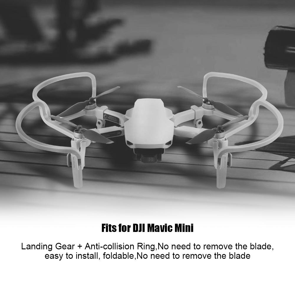 Drone Propeller Protection Ring Guards Anti Collision with Landing Gear Kit Fits for DJI Mavic Mini