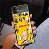 One P-Punch-Man Saitama King Phone Case For Samsung Z Flip 7 6 5 4 3 Galaxy ZFlip7 ZFlip6 ZFlip5 ZFlip4 ZFlip3 5G Print Cover