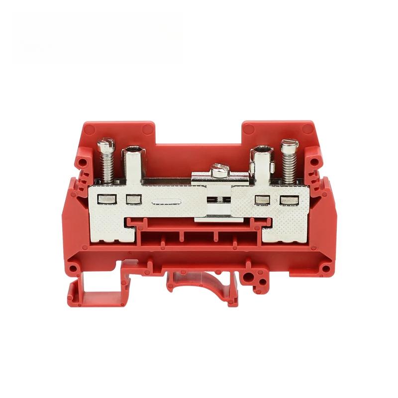 URTK/S ERTK/S Jednoduchý test Odpojovací svorkovnice Univerzální šroubové připojení Drátový elektrický konektor DIN lišta Svorkovnice