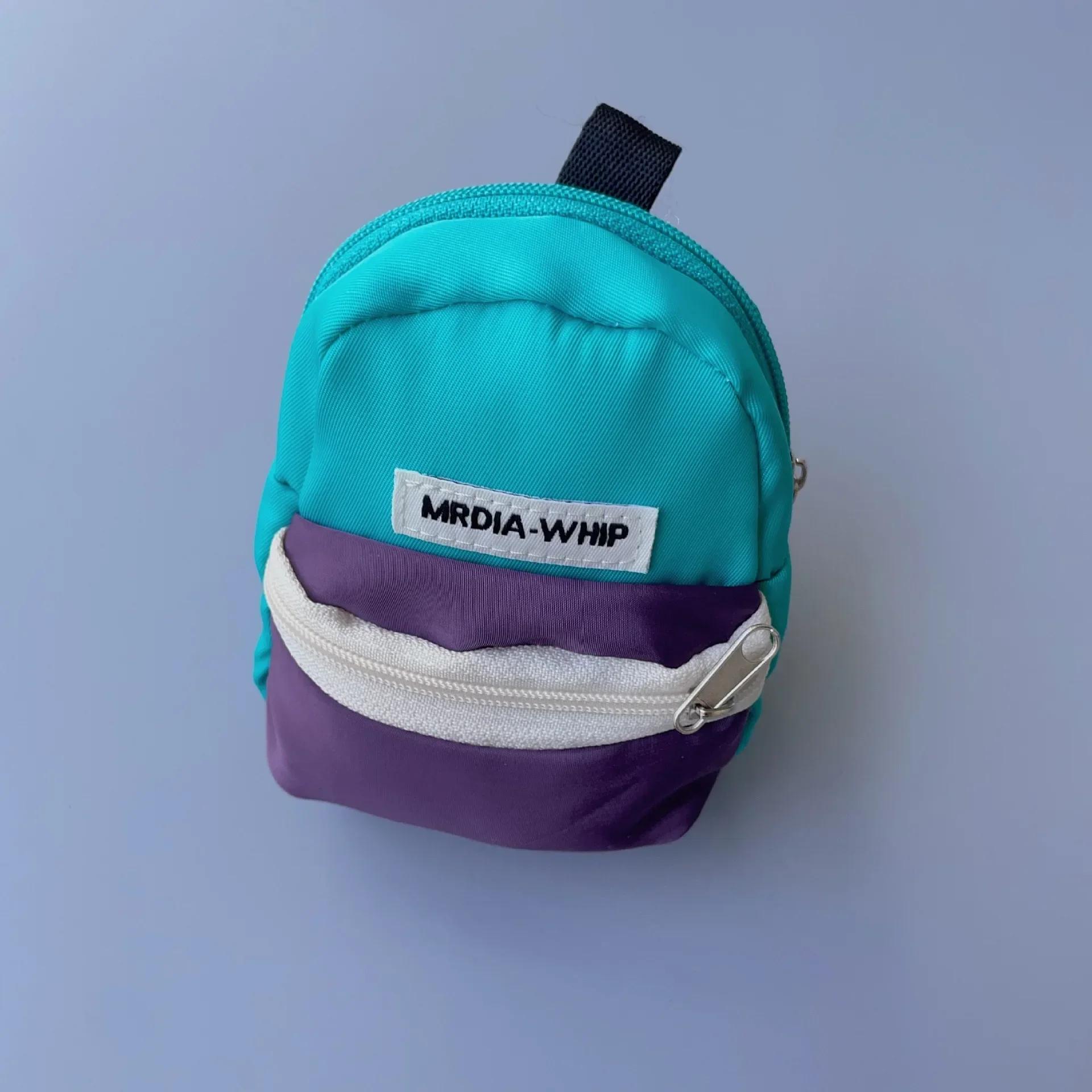 

Красочный детский кошелек на молнии с наушниками для монет Kawaii Mini Backpack сумка для хранения аксессуаров Key Phone Organizer Подвеска