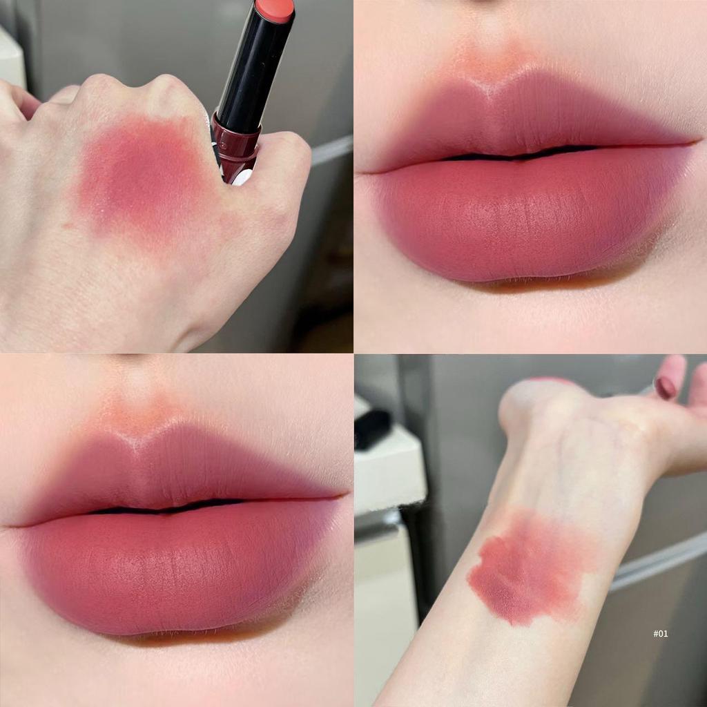 HERORANGE Sweet Shadow Soft Mist Matte Velvet Lipstick - Long-lasting, Non-fading, Whitening Effect