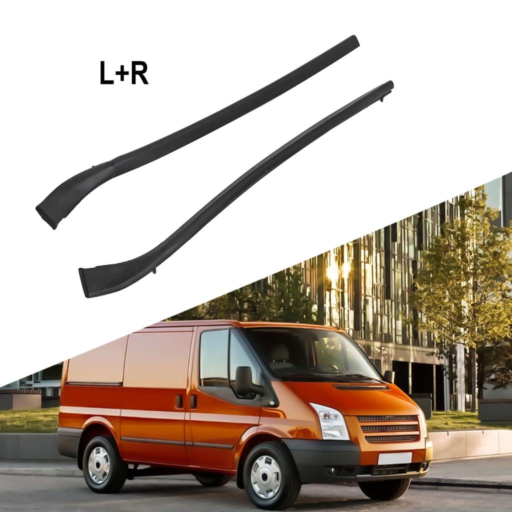 1Pair Front Rubber Weatherstrip Door Weather Seal Strip For Ford For Transit MK7 Rubber Weatherstrip Door Weather Seal Strip