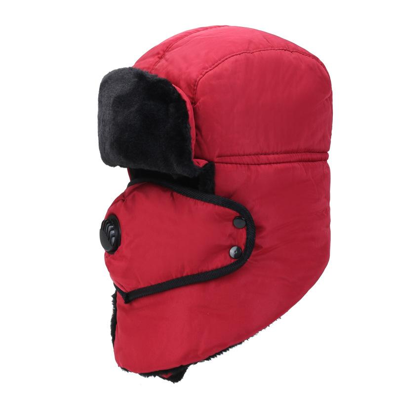 New Winter Men's Simple Ear Protection Mask To Prevent Cold, Thickened Waterproof Lei Feng Hat, Northeast Cold Protection and Warm Hat