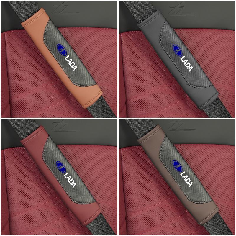 Car Safety Belt Shoulder Protection Cover Seat Belt Padding Pads For Lada Priora Sedan Sport Kalina Granta Vesta Niva Largus Vaz PP28
