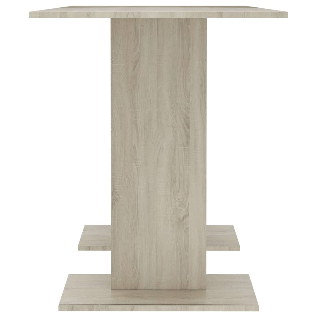 Dining Table Sonoma Oak Finish 110 x 60 x 75 cm Particleboard
