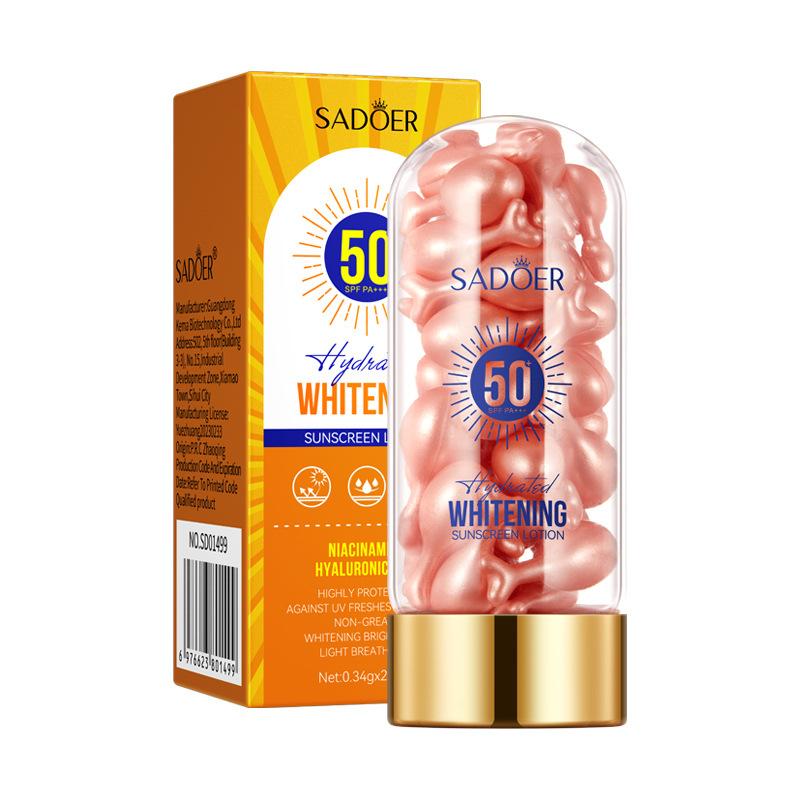 Whitening sunscreen 0.34g * 25pcs Hydrating and light isolation sunscreen manufacturer 0.34g*25pcs
