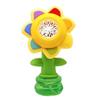 (Yellow) Bubble Sunflower Electric Machine Toy Adjustable Kids Doll Stimulation Visual