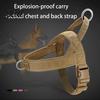 No-Pull Dog Harness with Handle Adjustable Reflective Harness Heavy-Duty Easy On Off Padded Nylon for Medium Large Dogs Walking Training