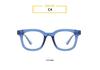 Stylish Unisex Anti-Blue Light Square Glasses Frame 21011 with Optional Prescription Lenses