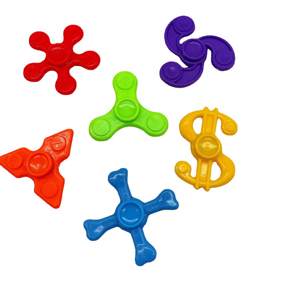 5/10Pcs Mini Figets Hand Spinner For Children Anti Stress Focus Gyro Finger Gyroscope Funny Leaf Toys Kids Gift Fingertips Toy