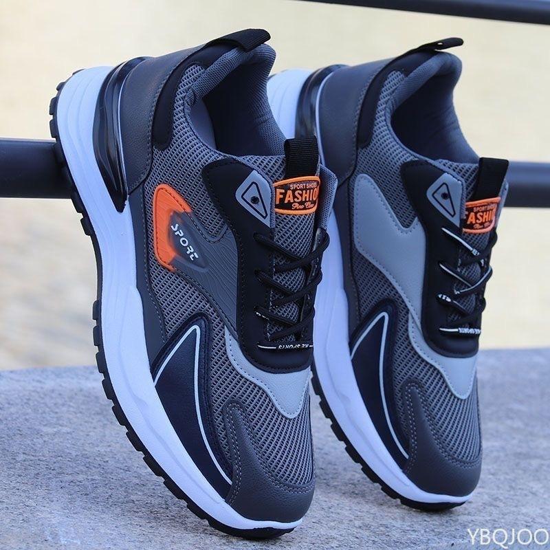 Spring and Autumn New Men's Shoes Lightweight Comfortable Fashionable Outdoor Breathable Anti Slip Casual Sports Shoes