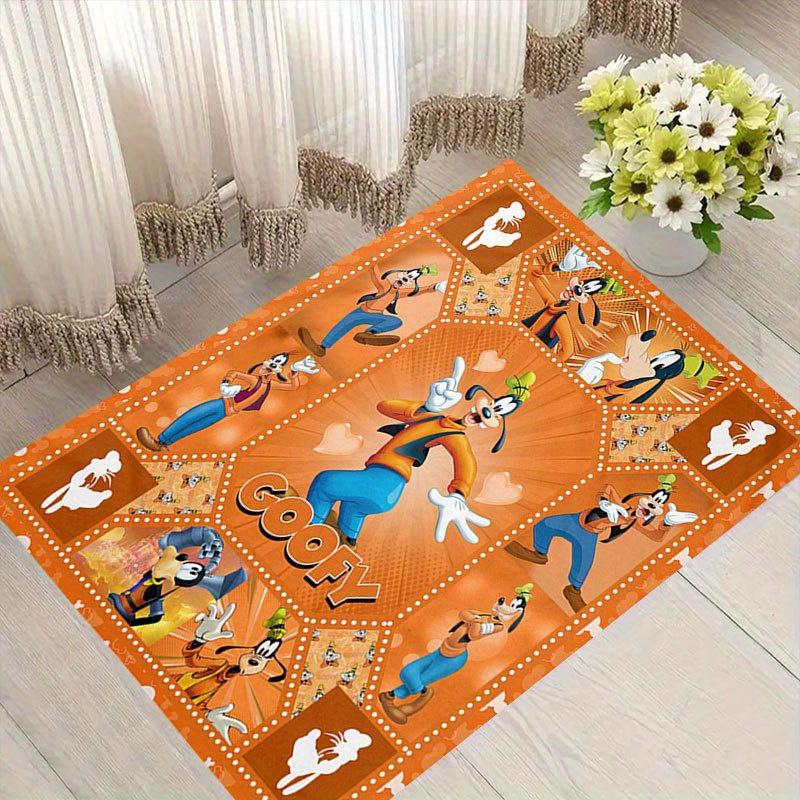 1 alfombra de área con diseño de personajes de dibujos animados de Disney, alfombra antideslizante, lavable a mano, tapete para el suelo, adecuado para sala de estar, dormitorio, decoración del hogar