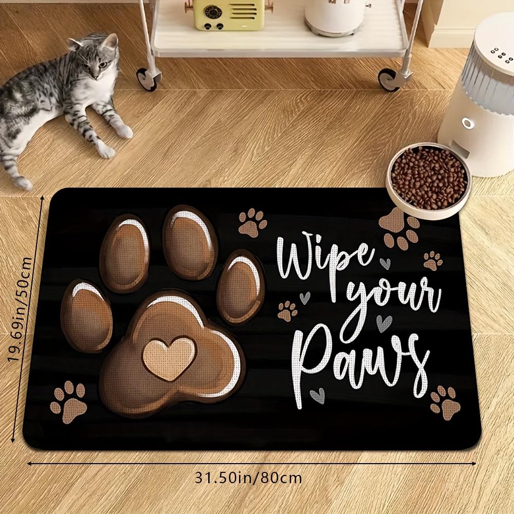 VIKAMA Facecloth Pet Mat Stain-Resistant Soft And Cozy Sound-Absorbing Noise Reduction Kennel Mat Dog Dining Store Home Decor 120x160cm
