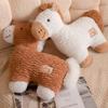 Soft Horse Plush Dolls 50cm Horse Shape Cushion Children With Sleeping Doll  New Year Decorations
