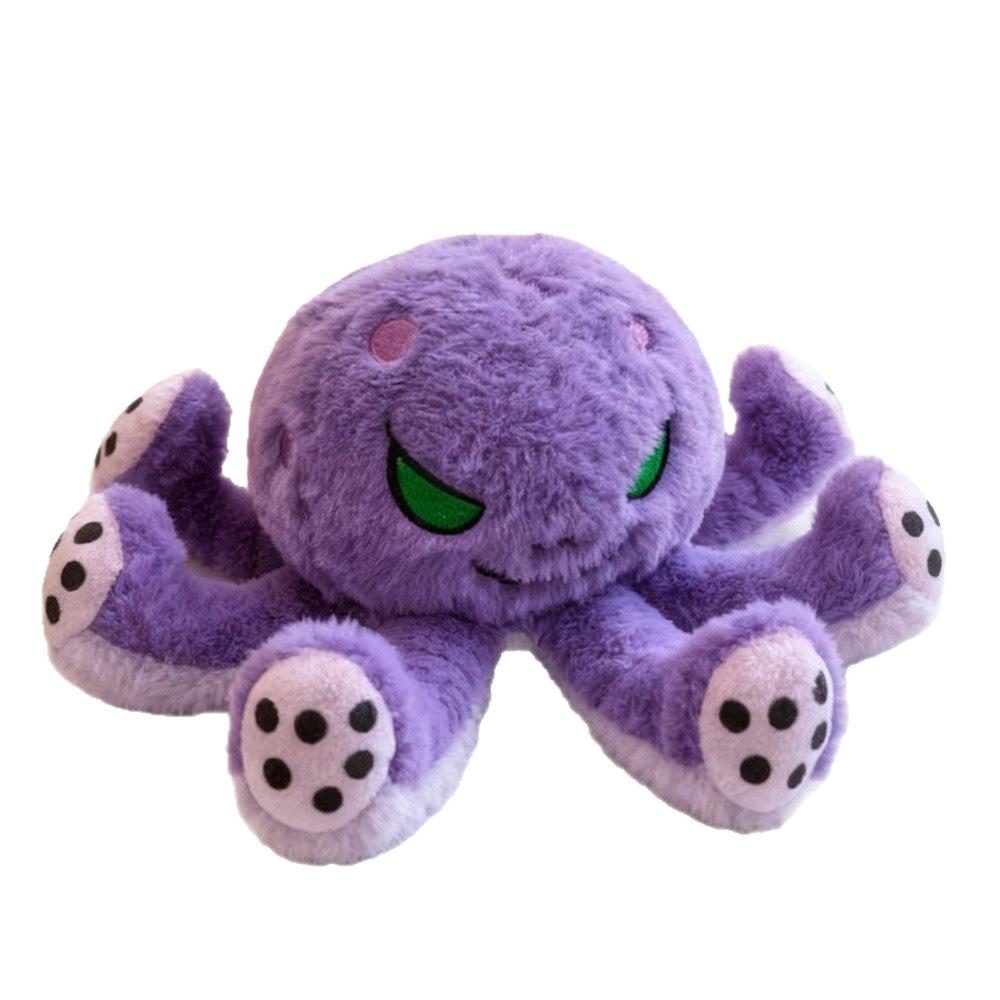 Dark Demon Octopus Plush Pillow Gothic Tentacle Stuffed Animal Halloween Decoration Kawaii Toy Birthday Gift 25cm