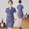 Women's Summer Double-breasted Short-Sleeve Professional Suit Jacket