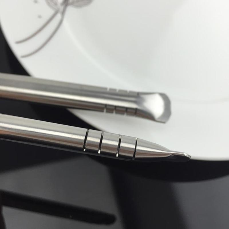 1PC Stainless Steel Drinking Straw Tea Filter Yerba Mate Tea  Reusable Tea Tools Straws Washable Bar Accessories