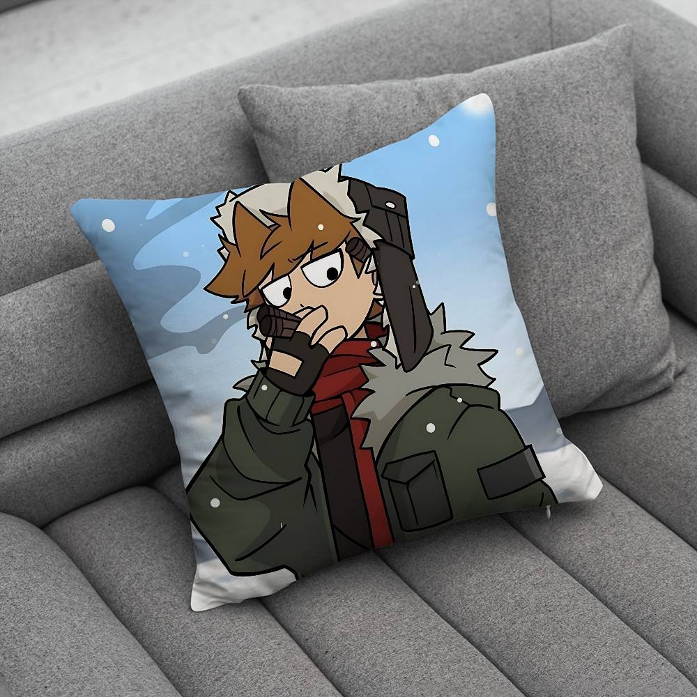 EEddsworldsS Web Drama Pillow Case Sofa Living Room Bedroom Headboard Backrest Cushion Square Cushion Nap Time